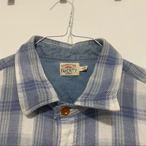 Faherty Flannel Soft Button up Shirt